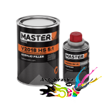 Акриловий грунт MASTER TROTON HS V2018 0,8л+0,2л чорний